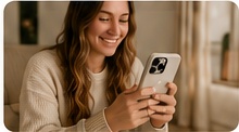 A CASETICS case in everyday use